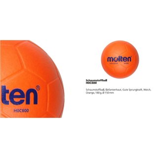 Molten Softball H0C600 Soft Handball 10er Paket orange 