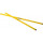 Cawila Trainingsstangen, Hürdenstangen Länge 1,60m Farbe: gelb