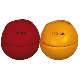 Cawila Schlagball 2er Set COMPETITION RUBBERgelb 80g rot 200g 