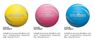 Molten Softball Softvolleyball S2Y1250 S2V1250-Y gelb