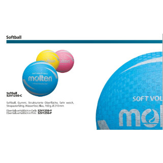 Molten Softball Softvolleyball S2V1250 S2V1250-C blau