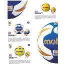 Molten Methodik-Handball 1300er Serie Squeezy Gr. 00 H00X1300-YR Gelb/Rot