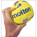 Molten Methodik-Handball 1300er Serie Squeezy Gr. 0 H0X1300-BW Blau/Weiß/Gold