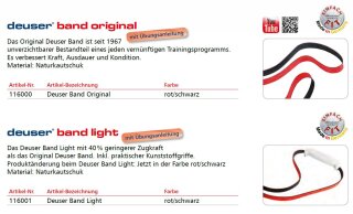 Deuser Band original 116000 oder light 116001