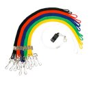 Pfeifenschnur lang ca. 50cm 489809 schwarz