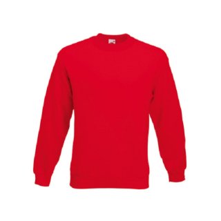 Fruit of the Loom Sweat Pullover F324 152 80 Cotton/20 Polyester rot