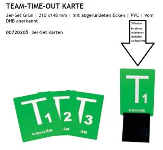 3er Set Team-Time-Out Karten