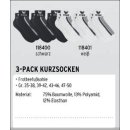 Erima 3-Pack Kurzsocken 118400 / 118401
