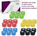 Sporttape Premium 2cm, 2,5cm, 3,8cm rot 2,5cm x 10m