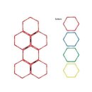 6er Set Cawila Koordinationsringe Hexa-Hoops