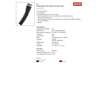 Spiro RT291 Compression Arm Sleeves