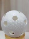 Floorball Wettspielball Unihoc Classic weiß