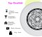 Ultimate Eurodisc Frisbee 175g 100% Organic orange