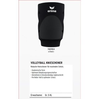 Erima Knieschützer Volleyball 7401904 schwarz/grün