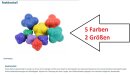 Spaß Ball Reaktionsball WU-VX-SRB blau 7cm