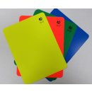 Schiedsrichter Disziplinar Karten Rot "FIFA-Maß" 10,5x7,5cm