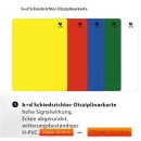 Schiedsrichter Disziplinar Karten Gelb "FIFA-Maß" 10,5x7,5cm