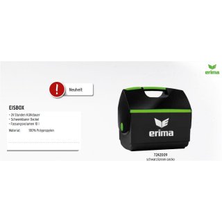 Erima Eisbox schwarz/grün 10L 7242009