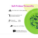 Eurodisc Frisbee100g Kidzz Fun Softdisc 23,5cm neongrün
