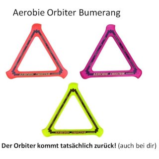 Aerobie Boomerang/Bumerang/Orbiter gelb (neongelb)