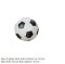 Mini Soft-Fußball, weiß/schwarz, 10cm 9528 Beco