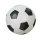 Mini Soft-Fußball, weiß/schwarz, 10cm 9528