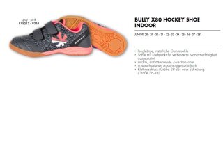 Reece Hockey Schuh Indoor Junior Bully X80 875213-9310 34