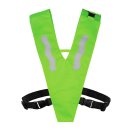 Safety Collar with Safety Clasp for Kids Reflektor Überwuf Warnweste KX202 XS neon grün