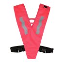 Safety Collar with Safety Clasp for Kids Reflektor Überwuf Warnweste KX202 XS neon pink