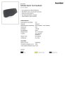 Beechfield Softshell Sports Tech Headband Stirnband CB316 dunkelgrau