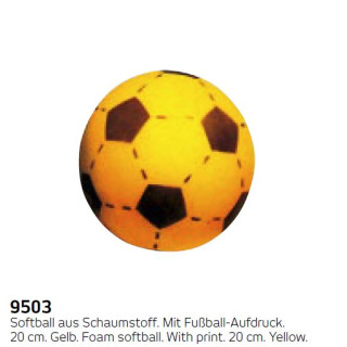 Softball Fußball Beco 9503 Blau/Schwarz