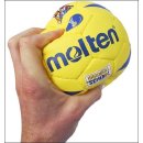 Molten Methodik-Handball 1300er Serie Squeezy Gr. 0 H0C1350-BW-HS C7s blau/weiß/gold