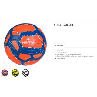Derbystar Fußball Street Soccer v22 Gr. 5 gelb