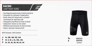 Erima Racing Lauftight Kurz Herren Gr. L (8292313)