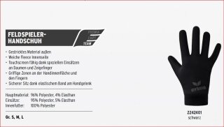 Erima Funktions Feldspielerhandschuh 2242401
