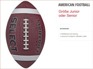 Select American Football