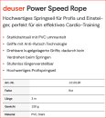 Deuser Power Speed Rope Springseil 121012R rot