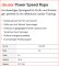 Deuser Power Speed Rope Springseil 121012R rot