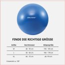 Deuser Gymnastikball Blue Ball Anti Burst 121003