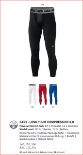 Jako Long Tight Compression 2.0 8451