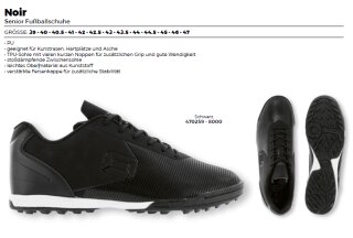 Stanno Noir Turf Schuhe Multinocke 470259