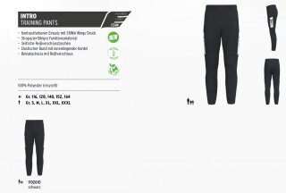 Erima INTRO Training Pants 1102610 Trainingshose