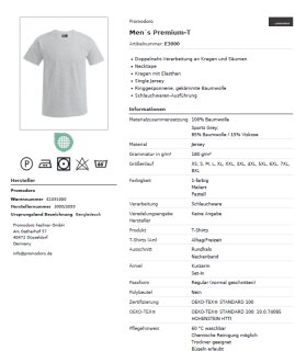Mens Premium T-Shirt E3000